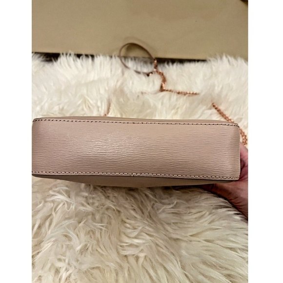 EUC TED BAKER LONDON JULIE LEATHER CROSSBODY CAMERA BAG TAUPE MSRP $175.00 - Picture 6 of 9